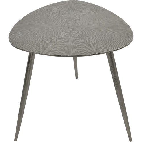 Lesli Living tuintafel Shine - zilver - 42x42x42cm