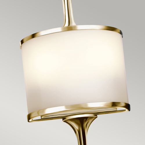 Elstead Mona - 2 Lichts Badkamer Wandlamp Gepolijst Messing IP44, G9