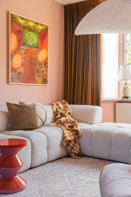 Interieur05 Vintage vloerkleed Ethel Bruin - 290 x 200 cm - vtwonen shop