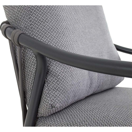 Lesli Living bistrostoel Durban - grijs - 71x79x75cm