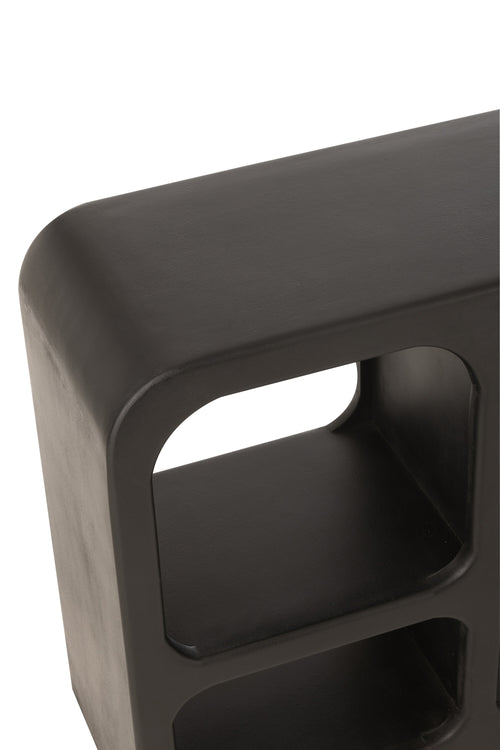 J-Line console Cave - hout - zwart - vtwonen shop