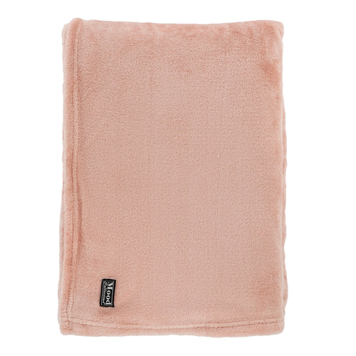 In The Mood Collection Famke Fleece Plaid - L180 x B130 cm - Perzik