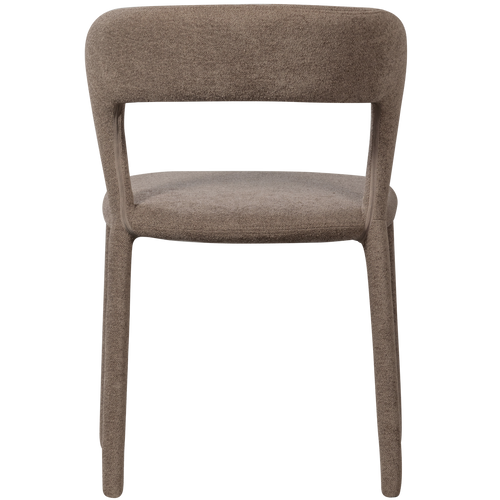 BePureHome Eetkamerstoel Noble - Polyester - Taupe - 76x51x56 - vtwonen shop