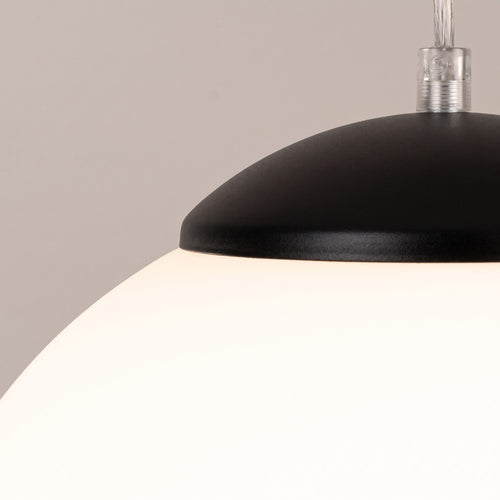 Sollux Lighting Hanglamp UGO 40 zwart - 40x40x130cm