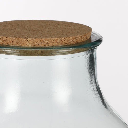 Mica Decorations Olly Vaas - H38 x Ø29 cm - Gerecycled Glas - Transparant