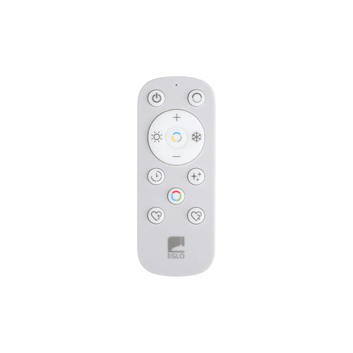EGLO plafondlamp Amandolo - led - 40 cm - zwart/wit - instelbaar rgb