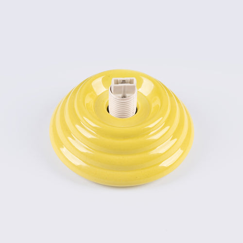 Sollux Lighting Plafondlamp ZORI geel IP44 - 12x16x12cm