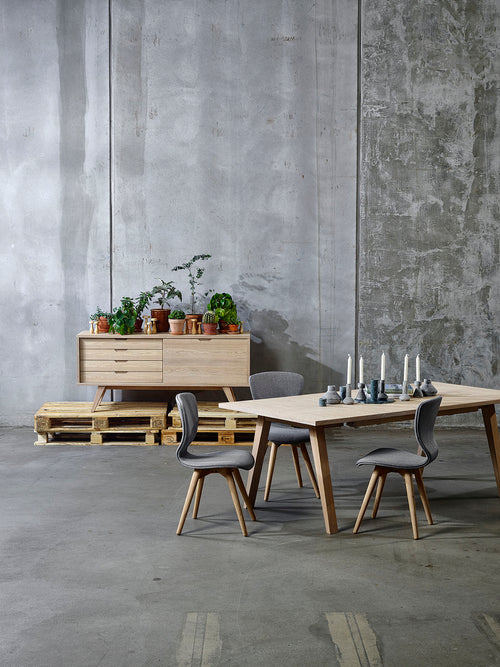 Rebellenclub Eetkamertafel Mala - 210 x 100cm - Licht Eiken - vtwonen shop