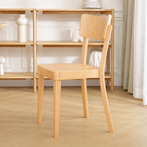 Fameg Fergus houten eetkamerstoel naturel honey