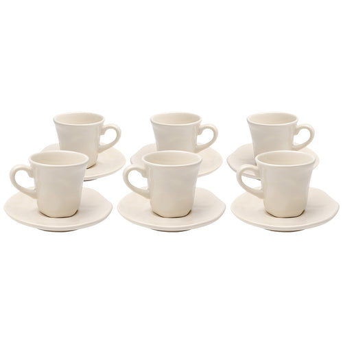 Kare Design Espressokopje Organic creme (6/set)