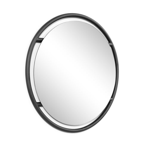 Spinder Design spiegel Orbis M - Zwart - Ø 90