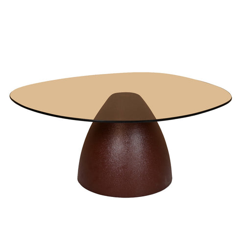 Brix salontafel  Mylon Burgundy - 86cm - bruin