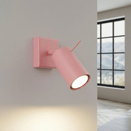 Sollux Lighting Wandlamp RING roze - 8x16x8cm