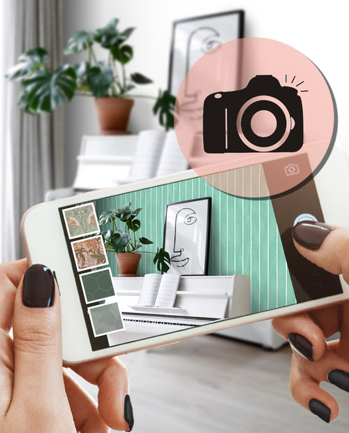 ESTAhome behang strepen groen en wit - 50 x 900 cm - 131309 - vtwonen shop