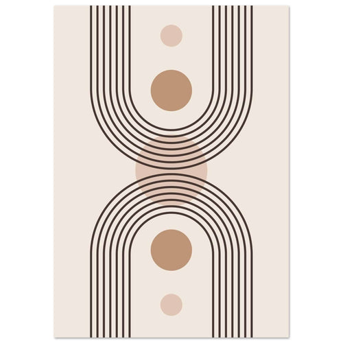 Artfulprints  Boho – Central calm   poster A4 21x29.7 cm - vtwonen shop