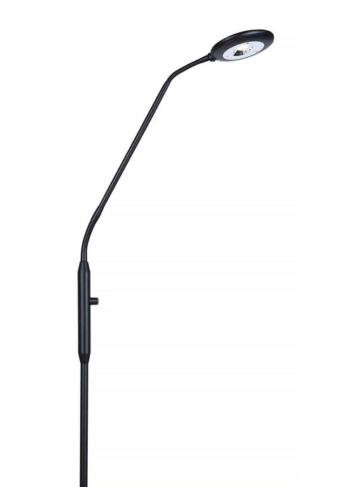 Artdelight vloerlamp UFO - 1 lichts - 26  x 140   cm - zwart - vtwonen shop