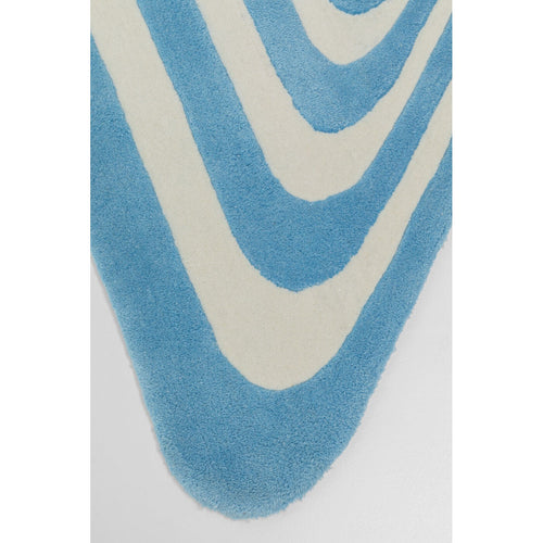 Kare Design Vloerkleed Electric Diamond blauw