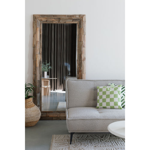 Housecraft Living Lias Spiegel/ Wandspiegel 100x200 cm Hout - Bruin - vtwonen shop