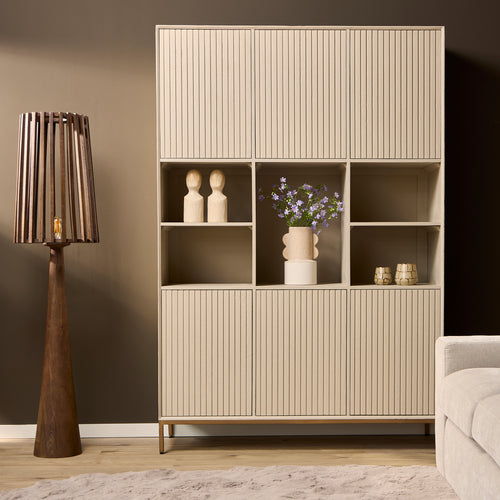 Starfurn  vakkenkast Madison - beige - 45x135x200cm