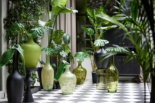 Light & Living vaas IMANO - Ø30x100cm - geel - vtwonen shop