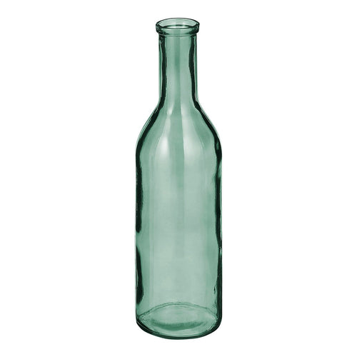 Mica Decorations Rioja Fles Vaas - H50 x Ø15 cm - Gerecycled Glas - Groen
