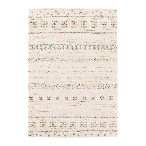 AFK Living vloerkleed  Bloom - shaggy - beige - 80 x 150 cm