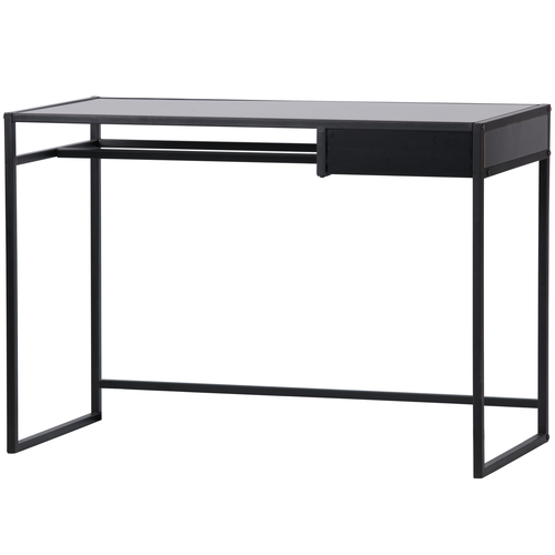 WOOOD bureau met lade Teun  - Metaal - Zwart - 110x76x50 - vtwonen shop