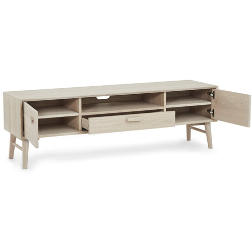Furnhouse tv-meubel Porto - Witte olie - MDF, Eikenfineer - 42x160x50