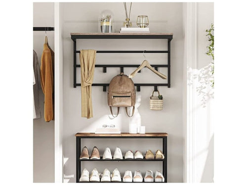 Ylumen kapstok Wesly -  30  x 42   cm - zwart grijs - vtwonen shop