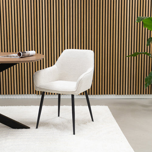 Kick eetkamerstoel Ivar - Champagne - vtwonen shop