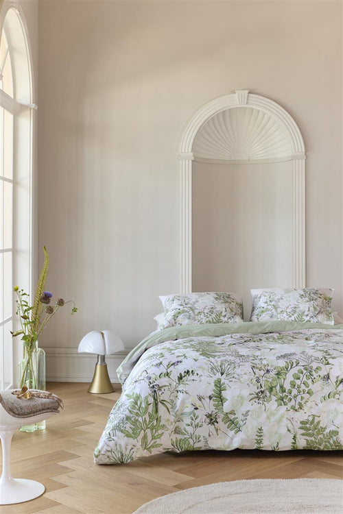 Kardol dekbedovertrek Pastiche - 140x200/220 cm - groen - vtwonen shop