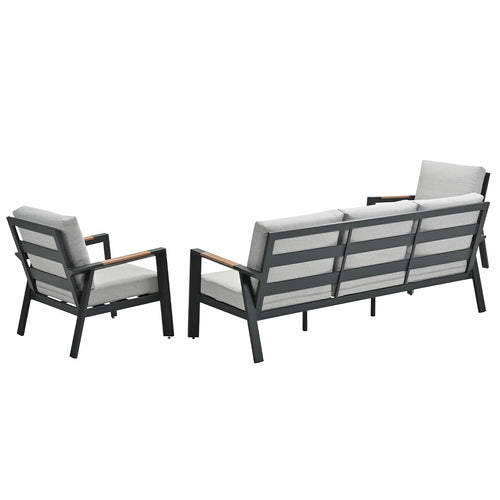 Garden Impressions loungeset Lissabon valley sand - 3-delig - vtwonen shop