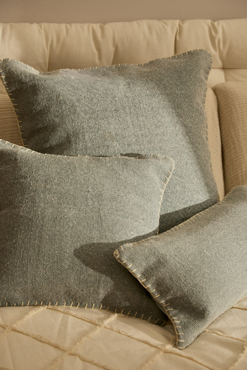 Calma House Kussenhoes Asana - Turkoois - 45x45