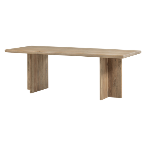 WOOOD eettafel 220 cm Ato - Mangohout - Naturel - 76x220x90