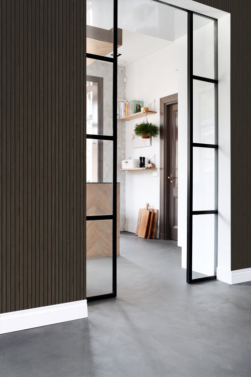 ESTAhome behang houten wandpanelen 3d donkerbruin - 53 cm x 10.05 m - 139610 - vtwonen shop