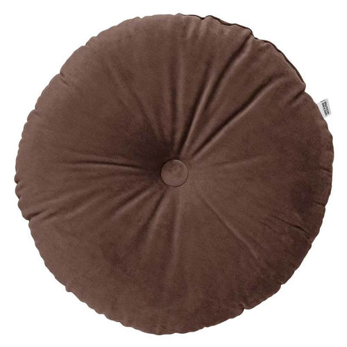 Dutch Decor - KUSSENSET - 4-delig - Velvet Shapes - 45x45 cm en Ø40 cm - inclusief binnenkussens - bruin - vtwonen shop
