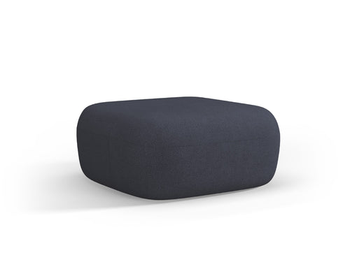 Micadoni Poef Jenny boucle, donkerblauw - 88x90x40cm