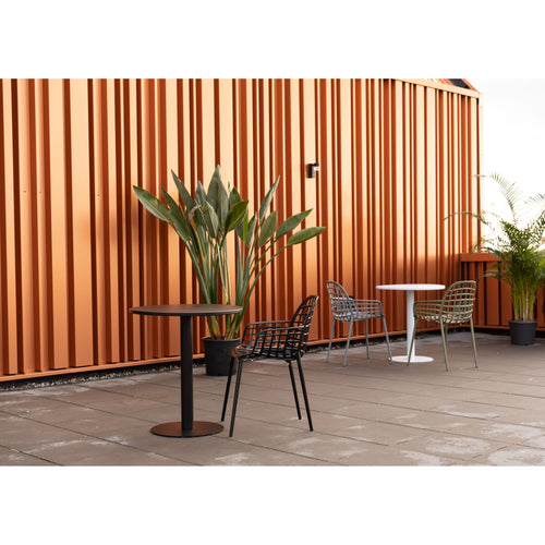 Zuiver Metsu Tuintafel/ Bistrotafel Rond 70 cm Zwart - vtwonen shop