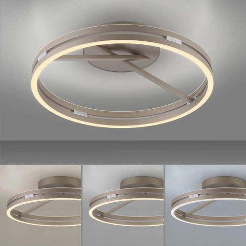 Neuhaus PURE plafondlamp Loop - 2 lichts - 60  x 17.8   cm - champagne