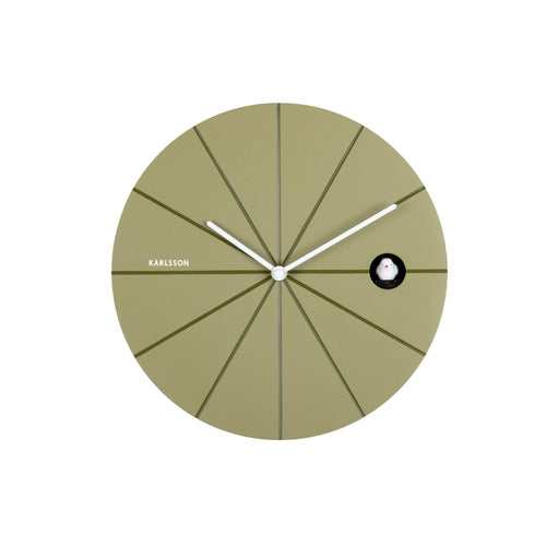 Karlsson wandklok Destacado Cuckoo - groen - Ø28cm - vtwonen shop