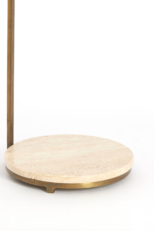 Light & Living bijzettafel LEDA - Ø26x76 cm - bruin - vtwonen shop