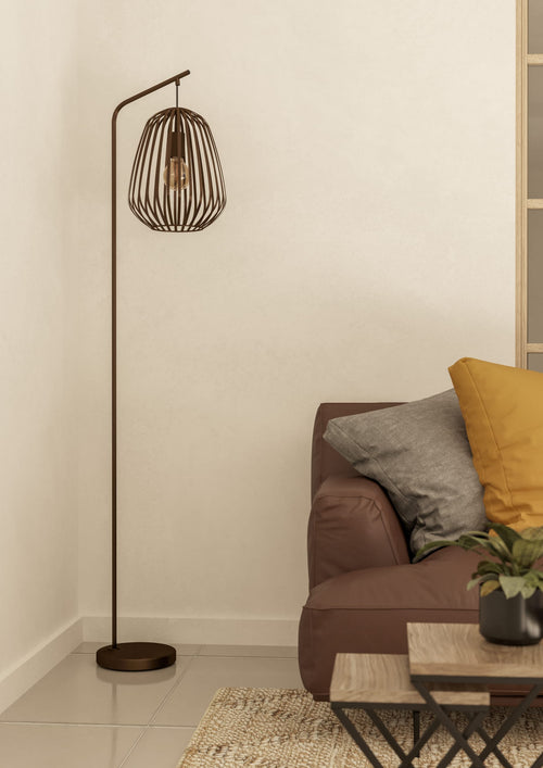 EGLO vloerlamp Espinal - e27 - h 170 cm - brons - staal - vtwonen shop