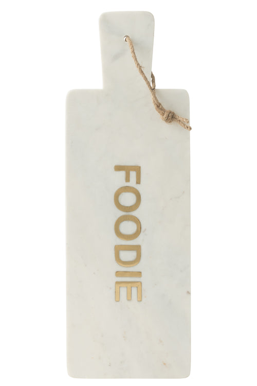 J-Line snijplank Rechthoekig Foodie Marmer - steen - wit - vtwonen shop
