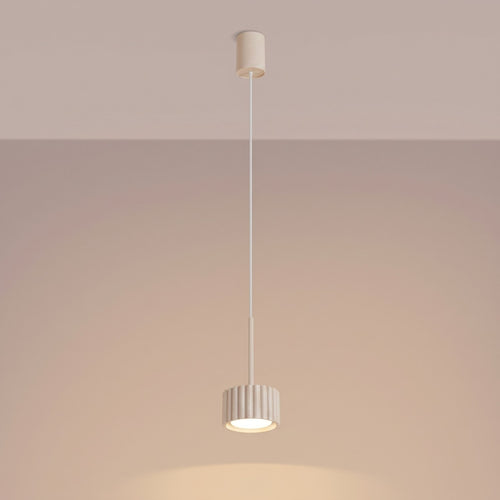 Sollux Lighting Hanglamp AURA 1 beige Gx53 - 10x10x125cm