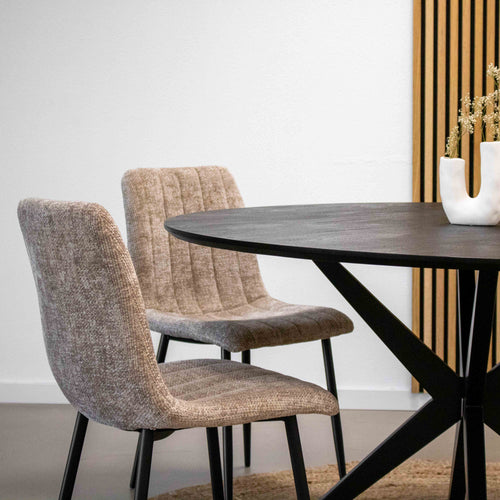 Kick eettafel Havard - 140cm - Zwart - vtwonen shop