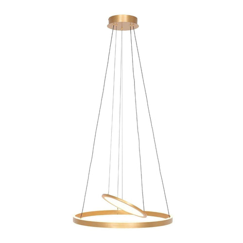 Steinhauer hanglamp Ringlux - 2 lichts - 60x 150 cm - mat goud - vtwonen shop