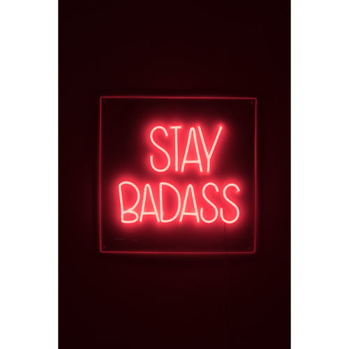 Bold Monkey Badass wandlamp LED neon  - Rood - vtwonen shop