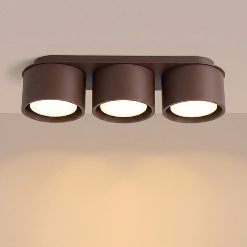 Sollux Lighting Plafondlamp MODO 3 bruin Gx53 - 32,4x10,4x8,2cm
