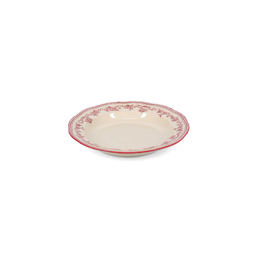 S|P Collection - Diep bord 23/17xH4cm burgundy Cyril - Set van 4
