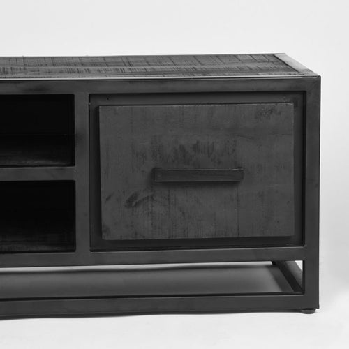 LABEL51 Tv-meubel Chili - Zwart Mangohout - 120x45x40cm - vtwonen shop